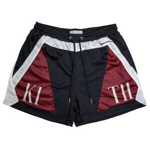 Kith Mesh Turbo Short Black Red Off White Size S